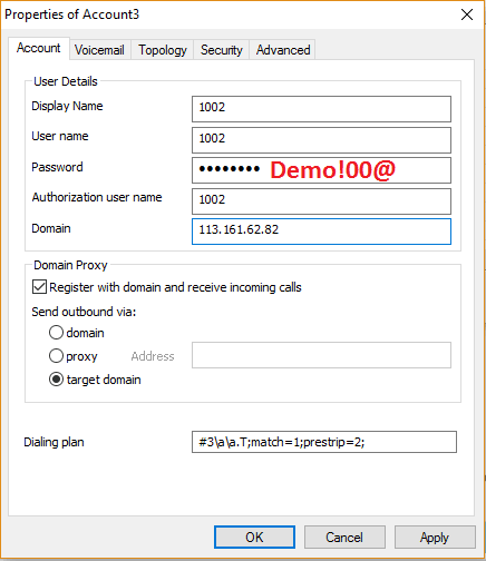 Demo tổng đài IP Demo tổng đài IP