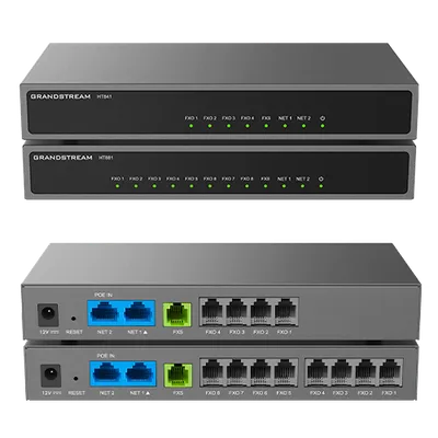 Mặt trước Gateway FXO Grandstream HT881