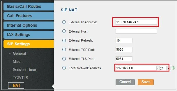 Cài đặt backup số điện thoại tự động khi đứt cáp