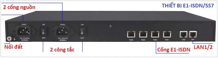 Hướng dẫn cài đặt thiết bị E1-ISDN SMG2030s, SMG2060s