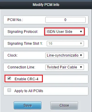 Hướng dẫn cài đặt thiết bị E1-ISDN SMG2030s, SMG2060s