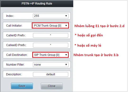Hướng dẫn cài đặt thiết bị E1-ISDN SMG2030s, SMG2060s