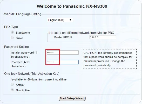 Hướng dẫn cài đặt tổng đài Panasonic KX-NS300 - Thiên An Minh