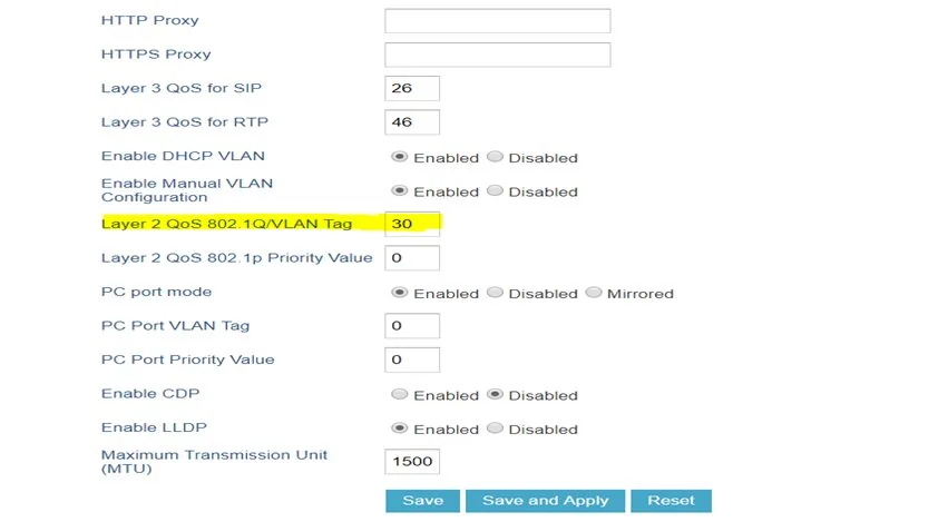Hướng dẫn chạy dịch vụ Vlan trên IP Phone Grandstream