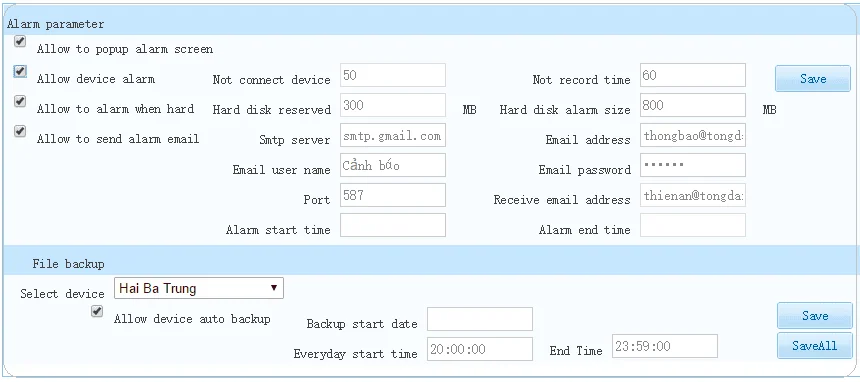 Hướng dẫn quản lý ghi âm tập chung AR và GX qua Web