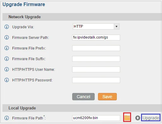Hướng dẫn update firmware tổng đài Grandstream