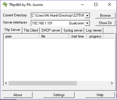 Update lại firmware cho các thiết bị Grandstream qua TFTP