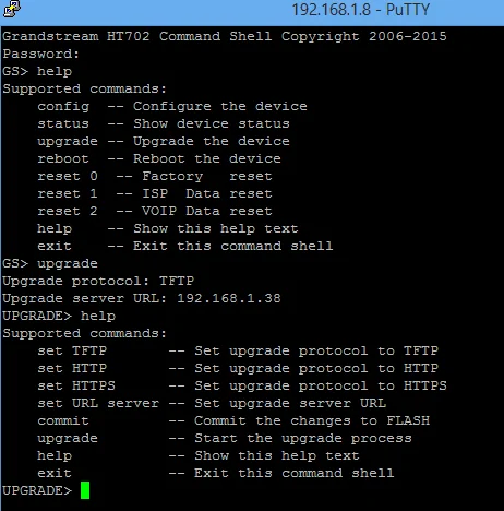 Update lại firmware cho các thiết bị Grandstream qua TFTP