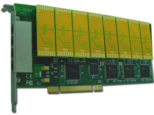 Mặt trước Card ghi âm 16 máy lẻ số tổng đài Panasonic D5016