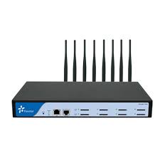Mặt trước Card giao tiếp GSM 8 kênh sim di động kết nối VoIP TG800