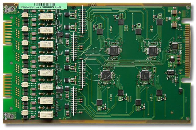 Mặt trước SLAD8 - Card mở rộng 8 máy lẻ cho tổng đài siemens hipath 3550