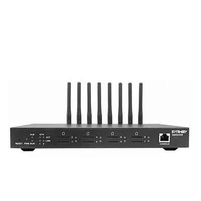 Mặt trước Gateway giao tiếp 8 SIM di động SMG4008