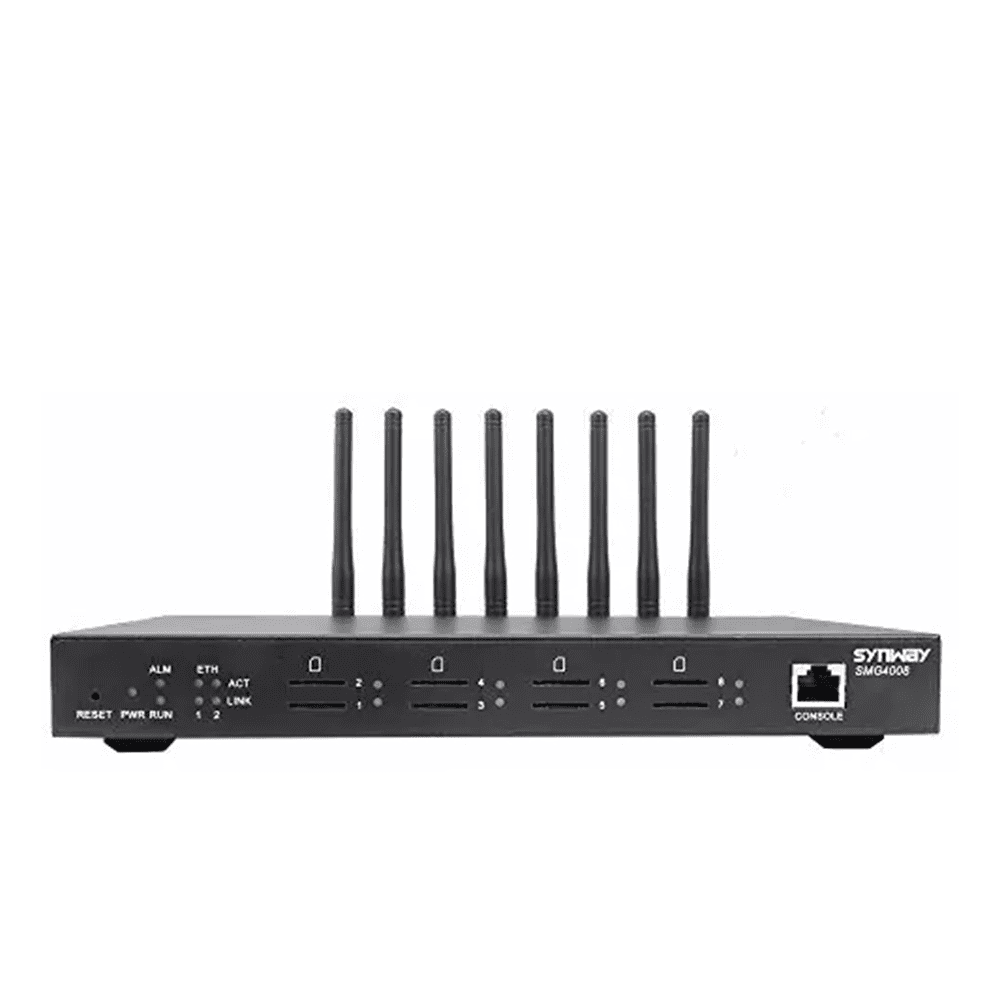Mặt trước Gateway giao tiếp 8 SIM di động SMG4008
