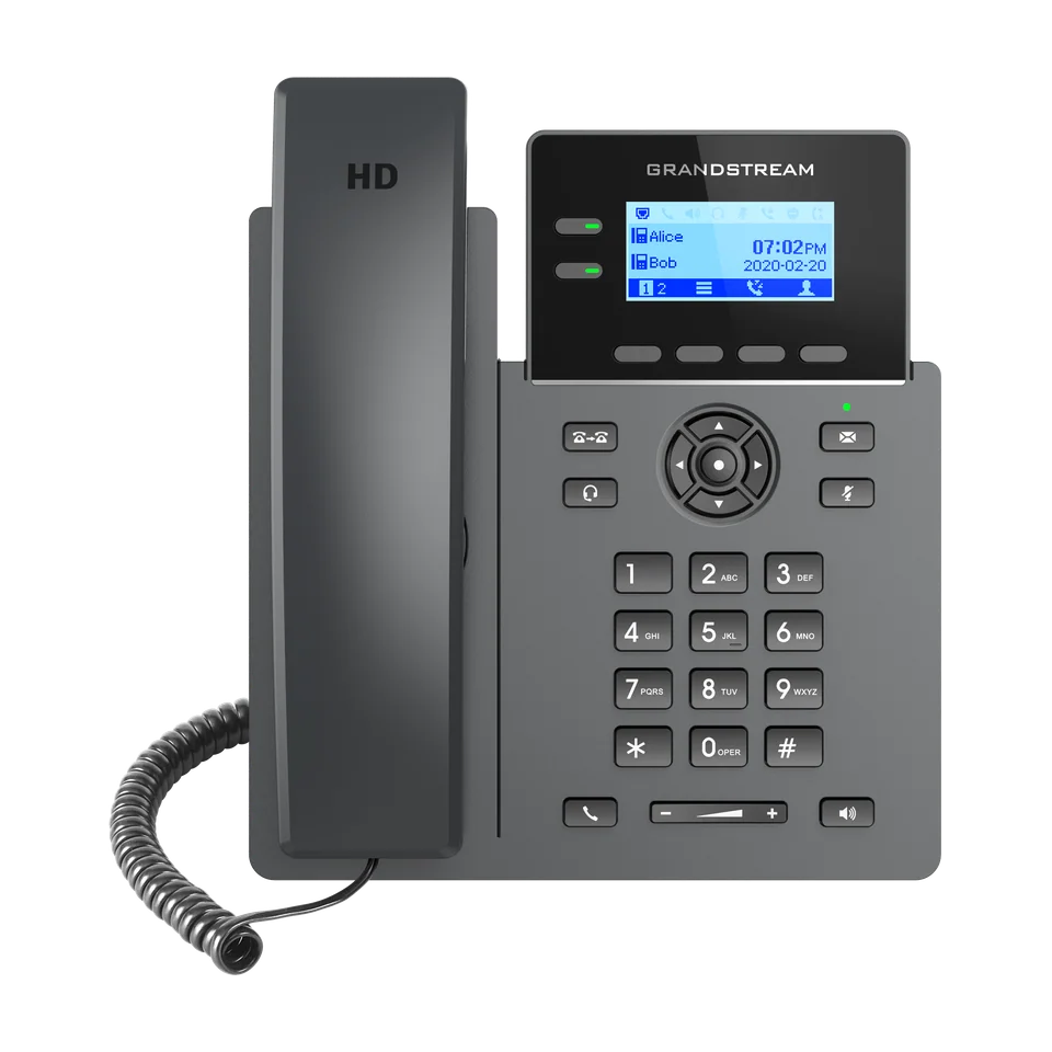 Mặt trước Điện thoại IP WiFi Grandstream GRP2602W
