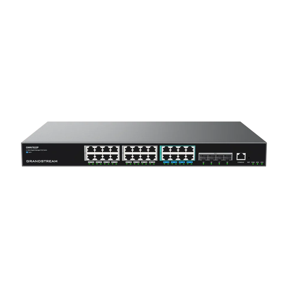 Mặt trước Switch PoE Grandstream GWN7822P