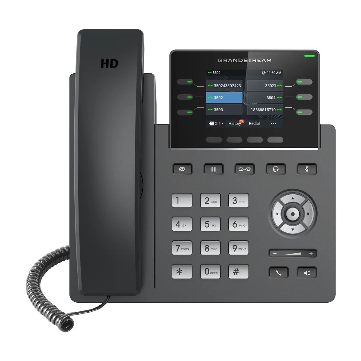 Mặt trước Điện thoại IP Grandstream GRP2613