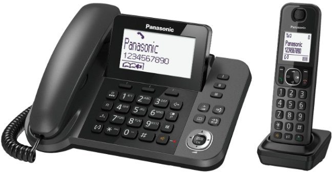 Mặt trước Điện thoại Panasonic KX-TGF310