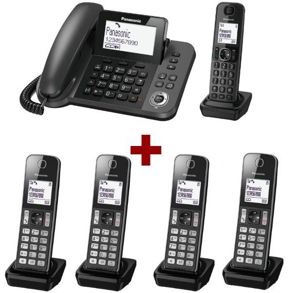 Mặt trước Điện thoại Panasonic KX-TGF315