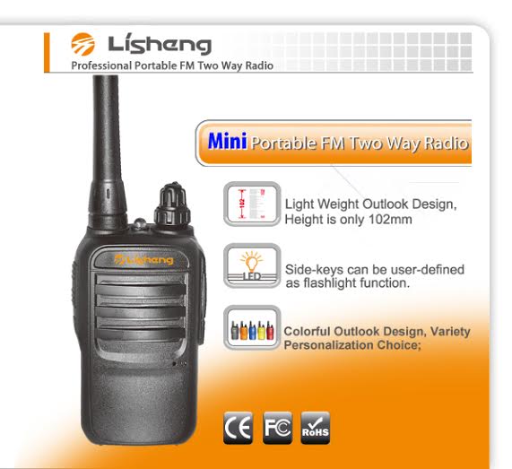 Mặt trước Bộ đàm V2