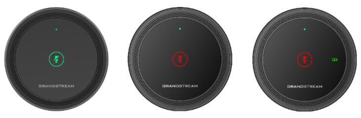 Mặt trước Micro không dây hội nghị Grandstream GMD1208
