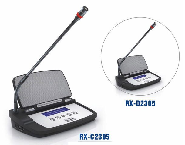 Mặt trước Micro chủ tọa âm thanh hội thảo RX-C2305
