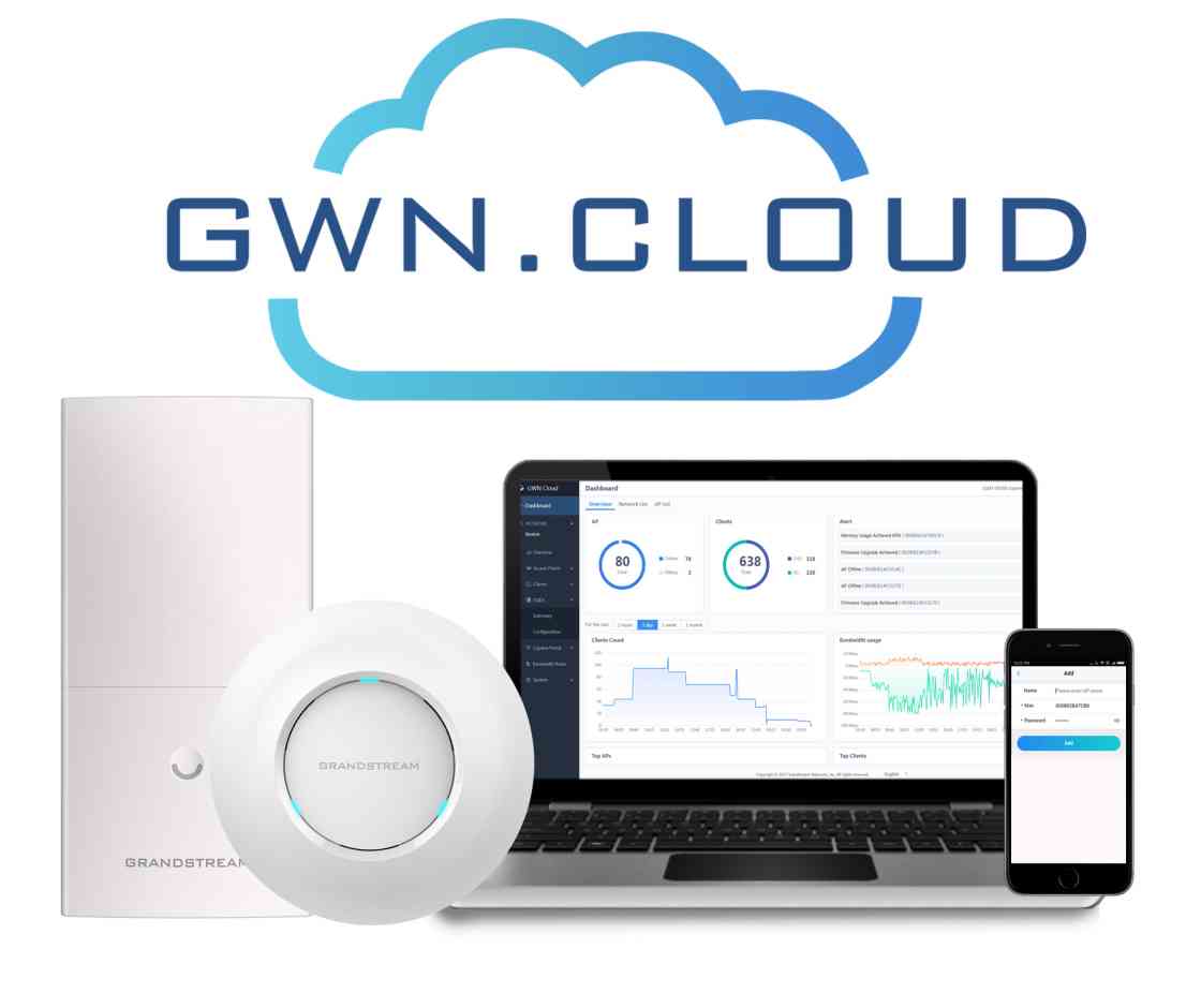 Mặt trước Phần mềm quản lý WiFi qua Cloud Miễn Phí
