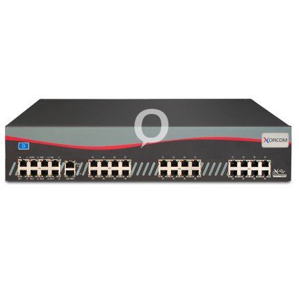 Mặt trước Tổng đài IP Xorcom CXR2047, 1E1, 200 user, 85 cuộc gọi đồng thời
