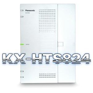 Mặt trước Tổng đài Panasonic KX-HTS824, 4 vào 8 máy nhánh, 8 kênh VoIP trunk, 24 license IP Phone