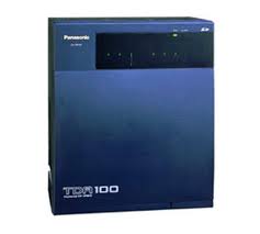 Mặt trước Tổng đài panasonic KX-TDA100D với 16 đường vào và 64 máy lẻ