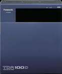 Mặt trước Tổng đài Panasonic KX-TDA100D với 16 đường vào và 88 máy lẻ