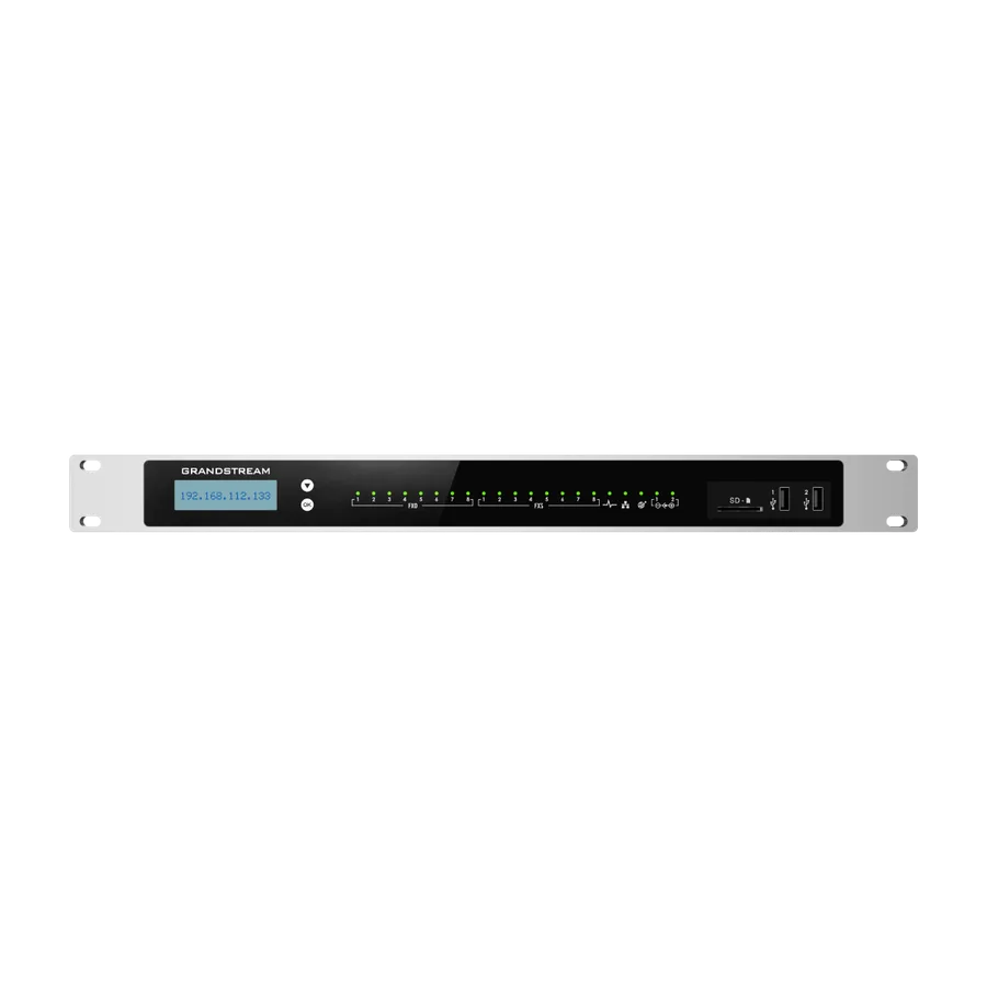 Tổng đài IP Grandstream UCM6308 cho tập đoàn 1.000–2.000 người, contact center