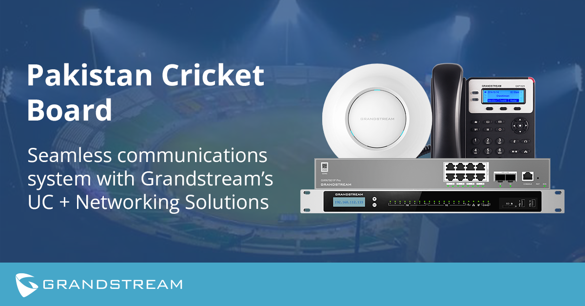 Dự án Grandstream — Liên đoàn Cricket Pakistan