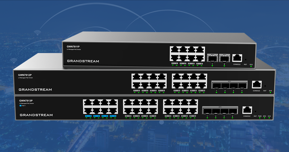 Switch PoE Grandstream — sản phẩm đại lý phân phối