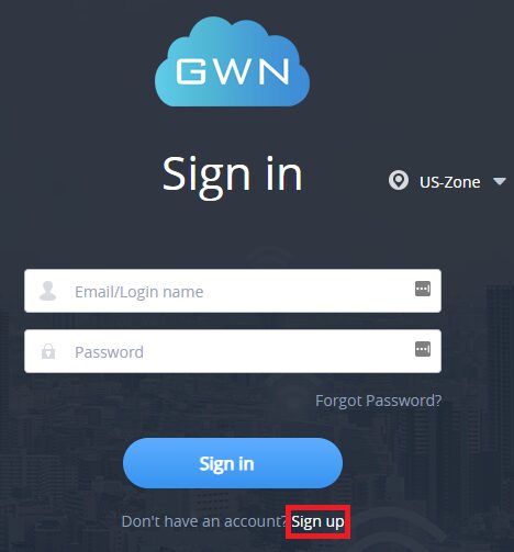 Đăng ký tài khoản GWN.Cloud để chạy WiFi Marketing