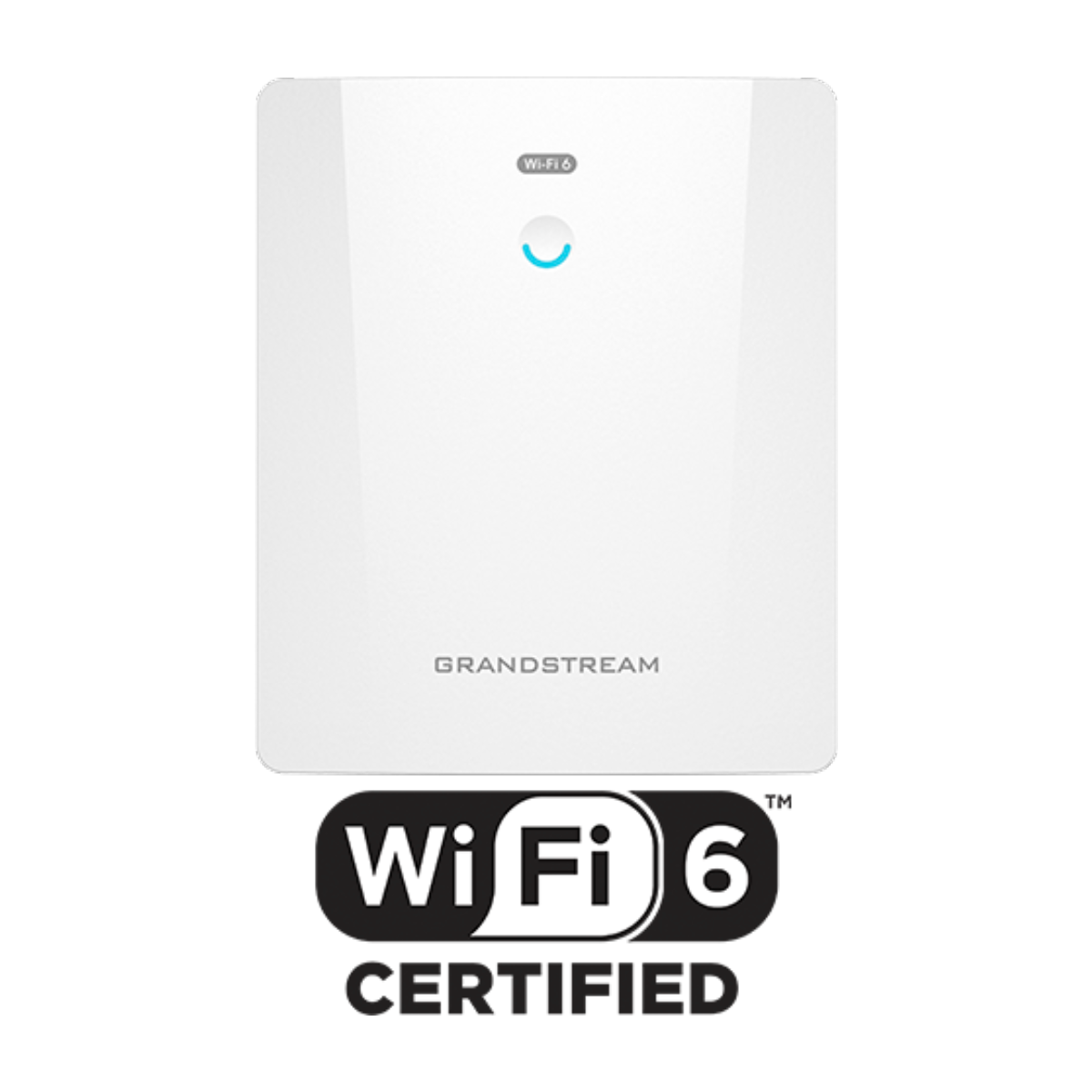 Access Point Grandstream GWN7664E Wi-Fi 6 AX6000 4x4 hai cổng 2.5G cho văn phòng lớn, khách sạn