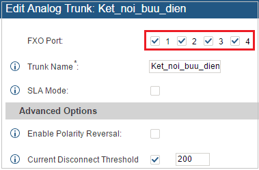Kết nối số IP 16
