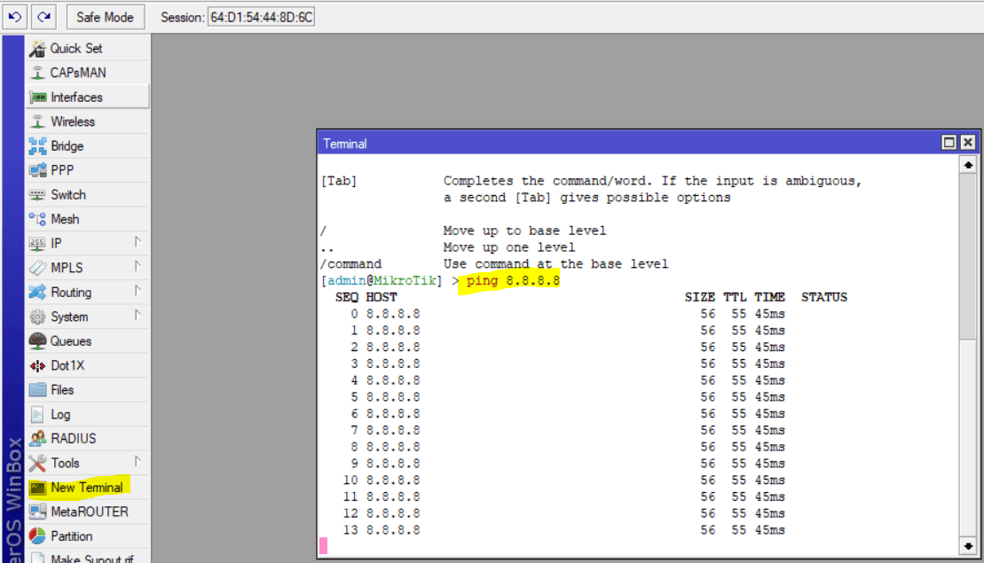 Video hướng dẫn cấu hình cơ bản Router Mikrotik 40 Video hướng dẫn cấu hình cơ bản Router Mikrotik