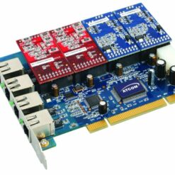 AX400P - Card tổng đài IP asterisk 4 đường vào bưu điện