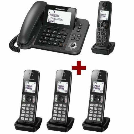 Điện thoại kéo dài Panasonic KX-TGF314 - 4 tay con không dây