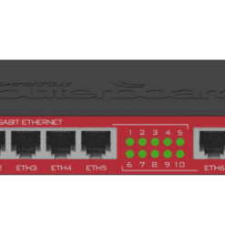 Router Mikrotik RB2011UiAS-IN - 1 SFP, 10 Cổng mạng (5Giga, 5 thường) - 120 user