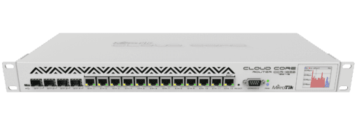 Thiết bị mạng Mikrotik CCCR1036-12G-4S, 4 cổng sfp, 12 cổng mạng Gigabit - 2000 user