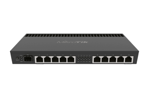 Thiết bị mạng Mikrotik RB4011iGS+RM - 1SFP, 10 cổng mạng Gigabit - 350 user