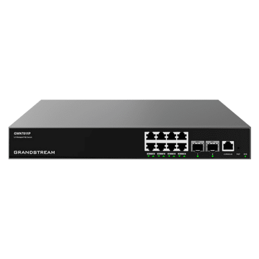 Switch PoE Layer 3 10 cổng Grandstream GWN7811P