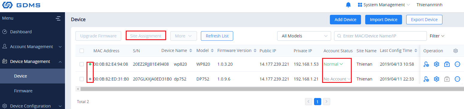 Quản lý thiết bị Cloud 3 Quản lý thiết bị Cloud