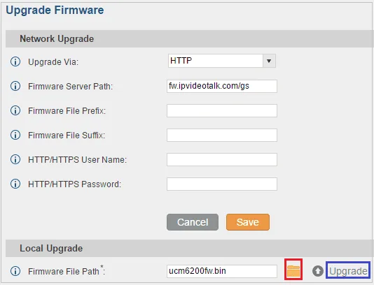 Update firmware tổng đài IP1
