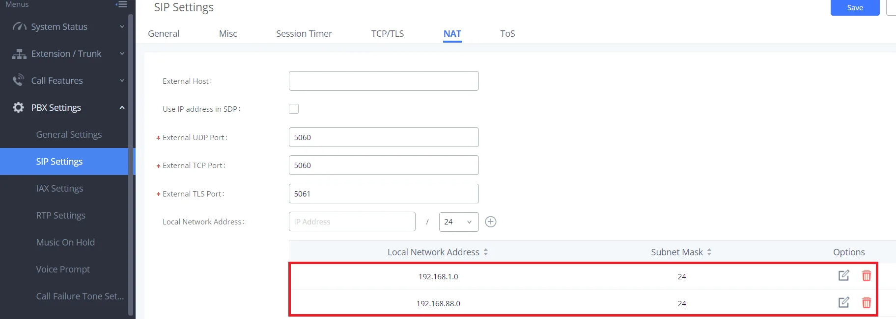 Video hướng dẫn kết nối 2 tổng đài IP Grandstream 24 Video hướng dẫn kết nối 2 tổng đài IP Grandstream