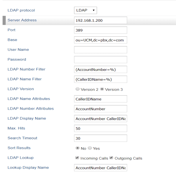 Hướng dẫn cấu hình LDAP trên tổng đài Grandstream