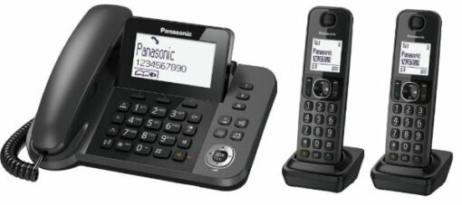 Điện thoại kéo dài Panasonic KX-TGF312 - 2 tay con không dây