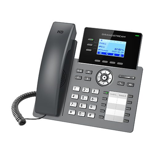 Điện thoại VoIP GRP2604P - Quản lý qua Cloud, cổng mạng Gigabit, 8 phím service