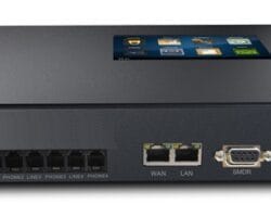 Máy ghi âm điện thoại 4 kênh AQ4LH, Có màn hình cảm ứng, Dùng ổ cứng HDD